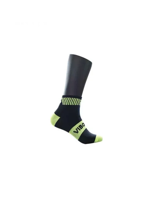Chausettes Vibor-a Socquettes Noires Jaunes | Ofertas de Padel